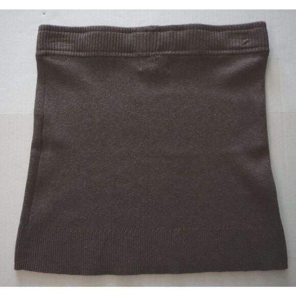 Monrow x Revolve HS0040 Women's Sz S Brown Rib Cashmere Sweater Mini Skirt - Picture 2 of 6